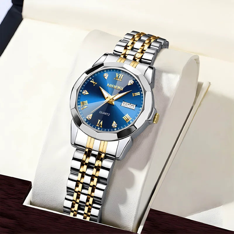NIBOSI 2618 — Crystal Lumière Watch