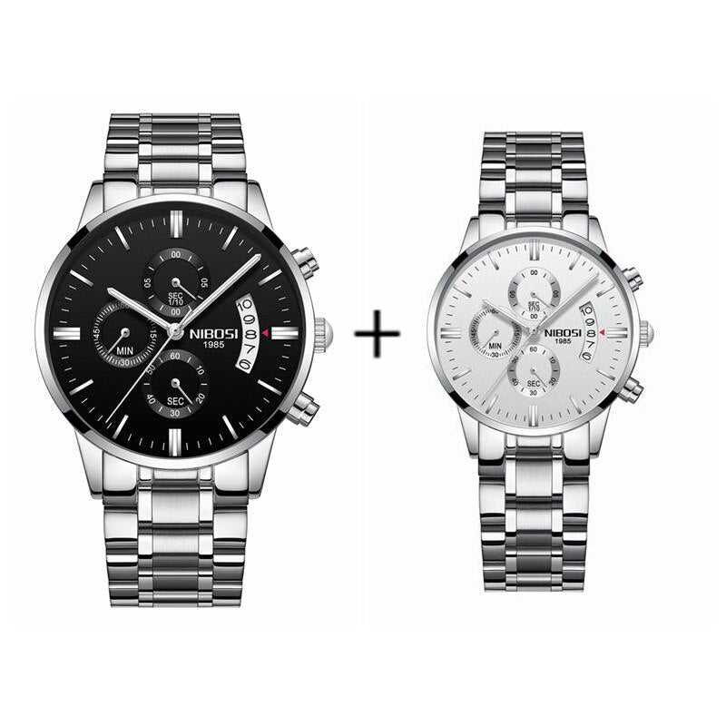 NIBOSI 2309L — Timeless Harmony Couple Watch