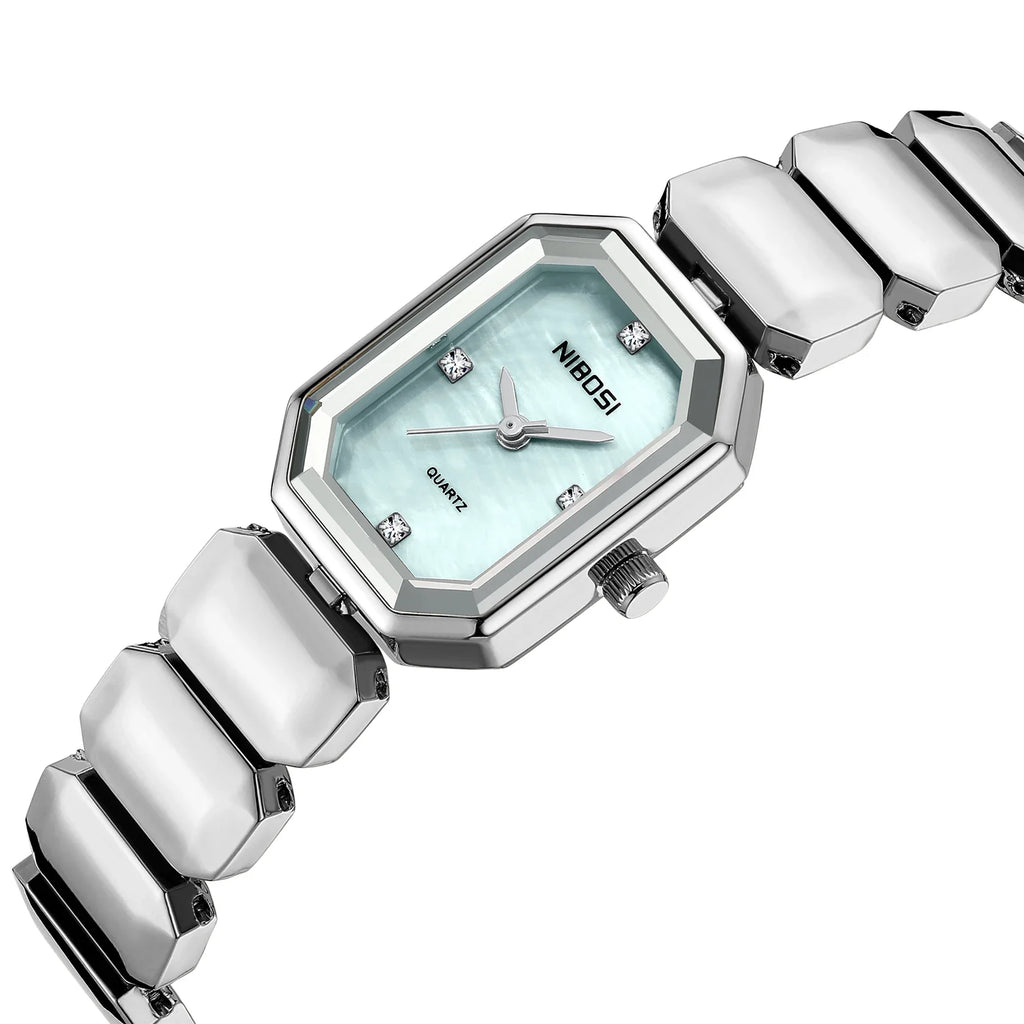 NIBOSI 2685 — Opaline Square Women's Watch