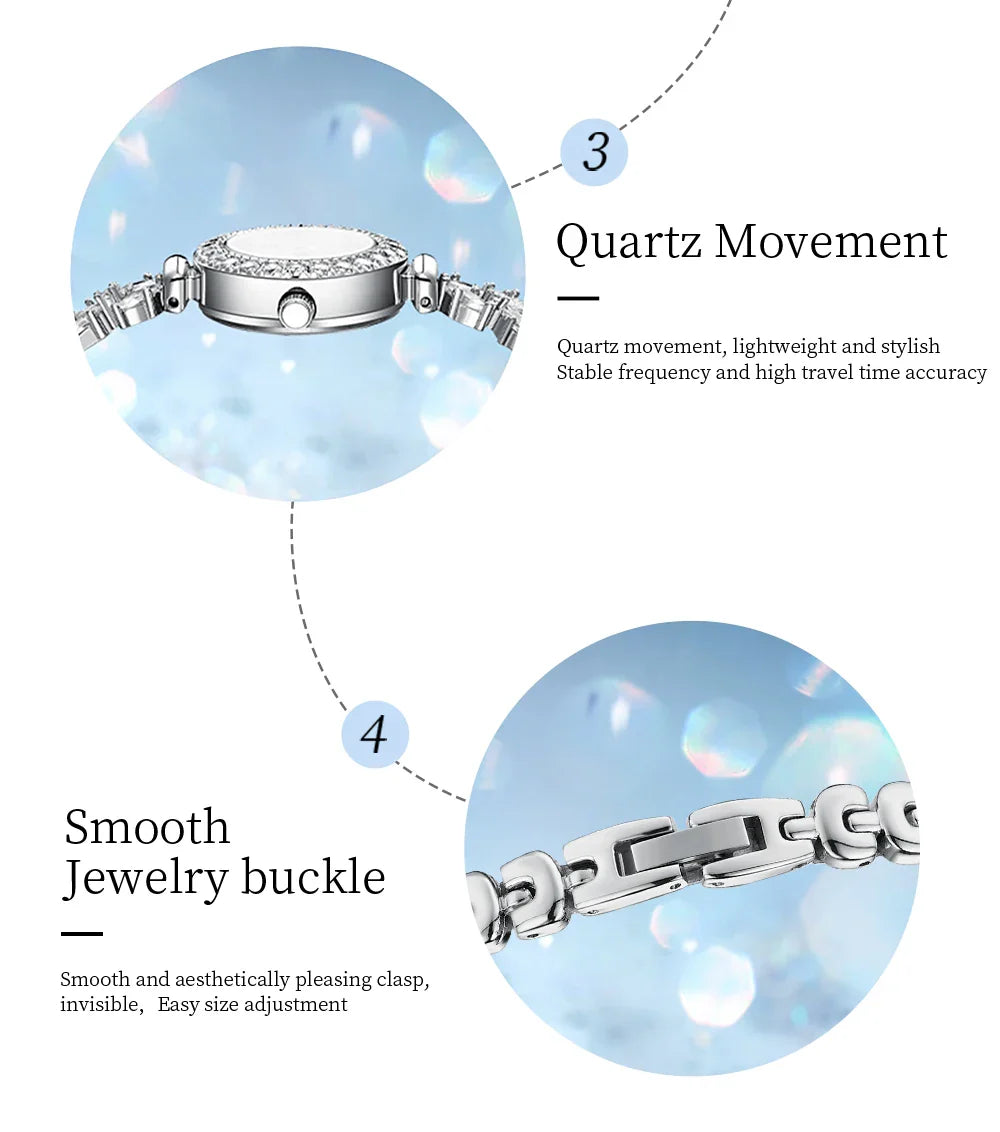 NIBOSI 2676 — Mother of Pearl Watch