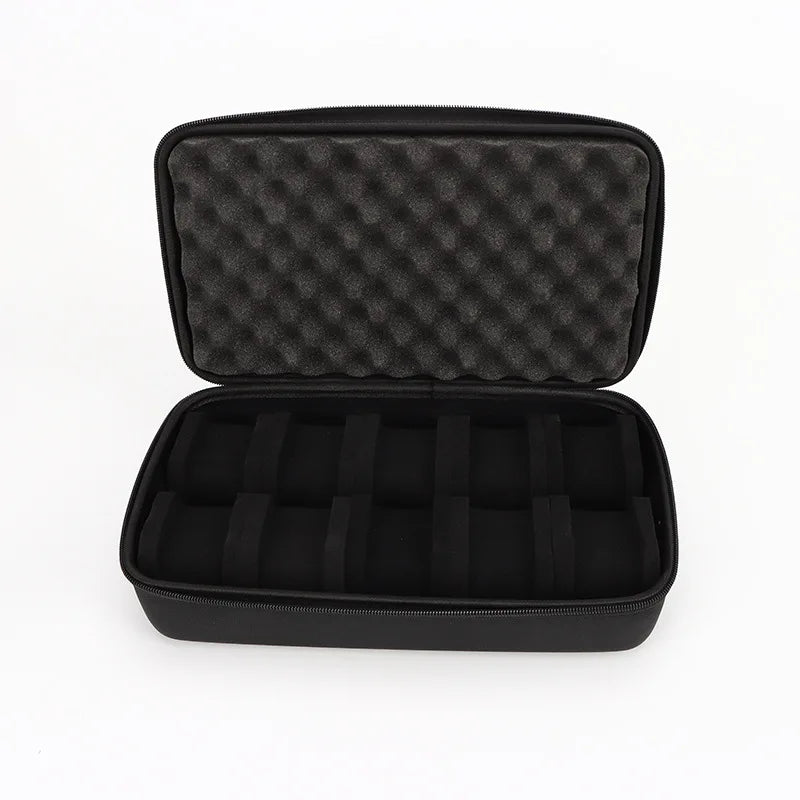 NIBOSI Watch Travel Case — 10 Slot Zipper Organizer