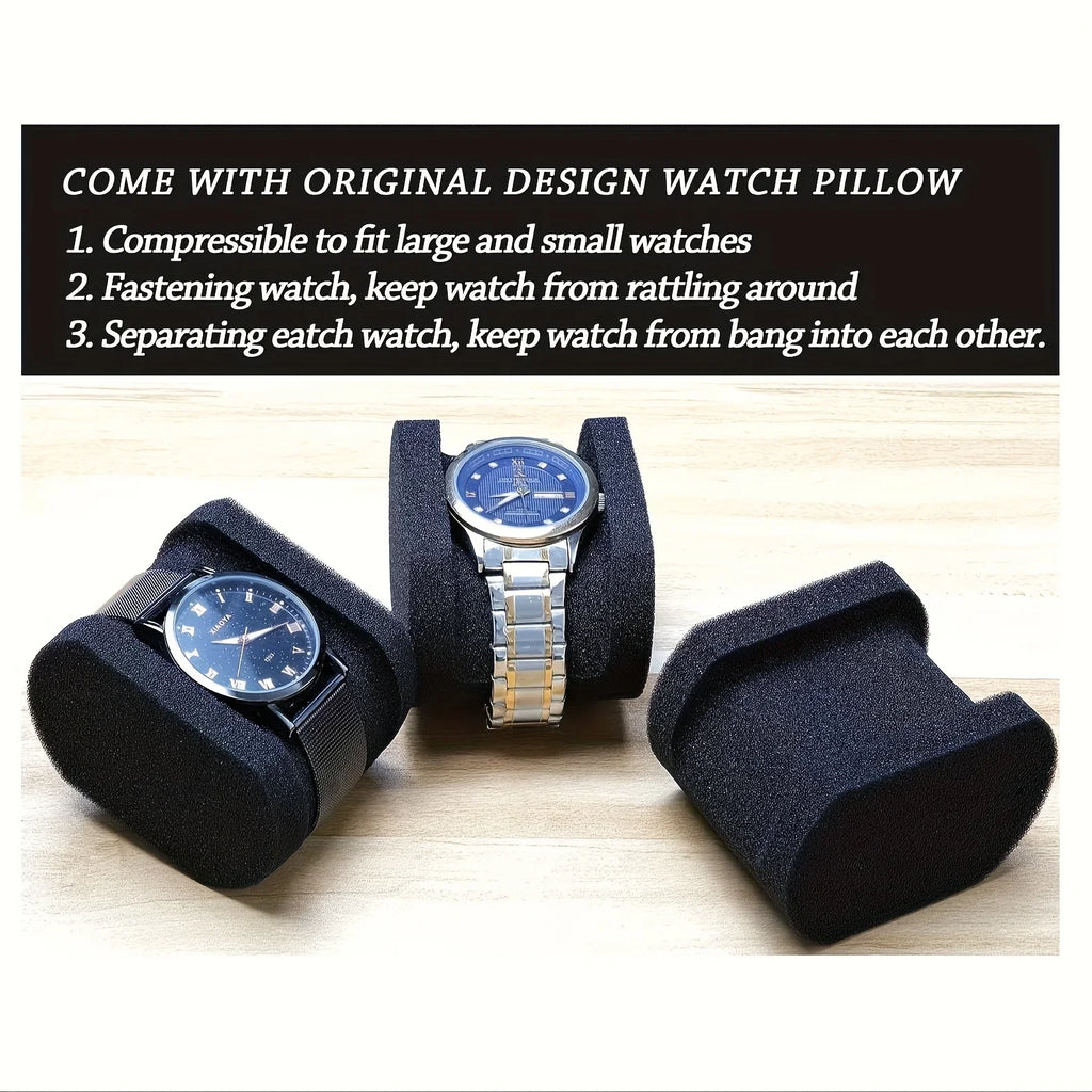 NIBOSI Hard Shell Watch Travel Case