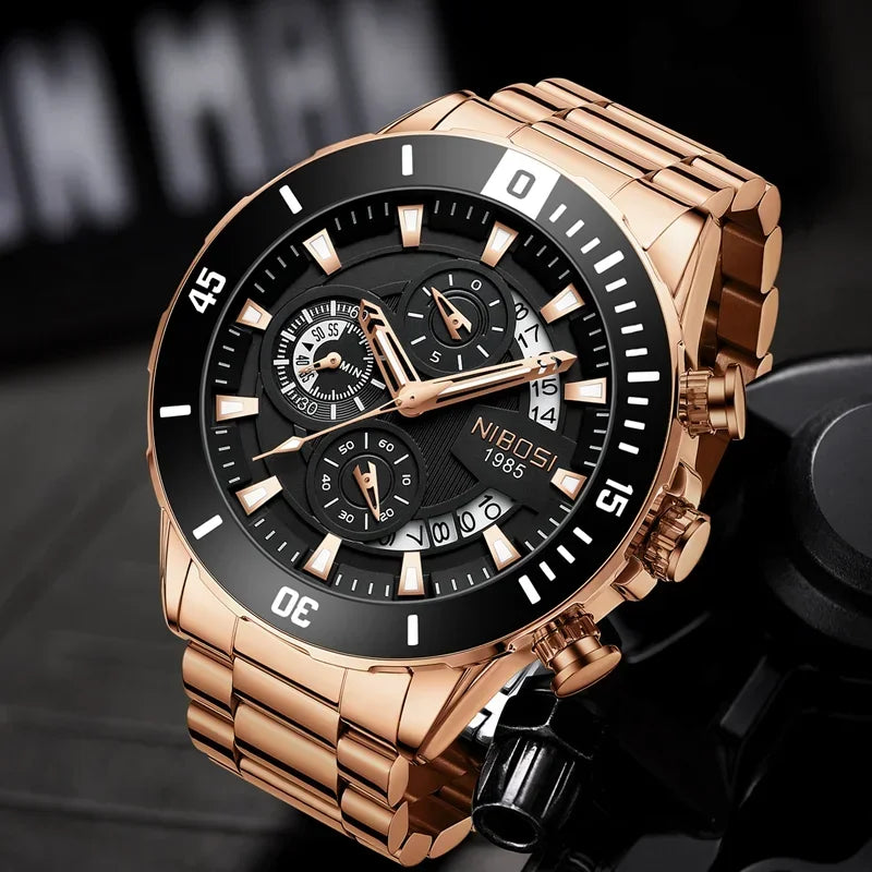 NIBOSI 2592 — Quartz Waterproof Watch