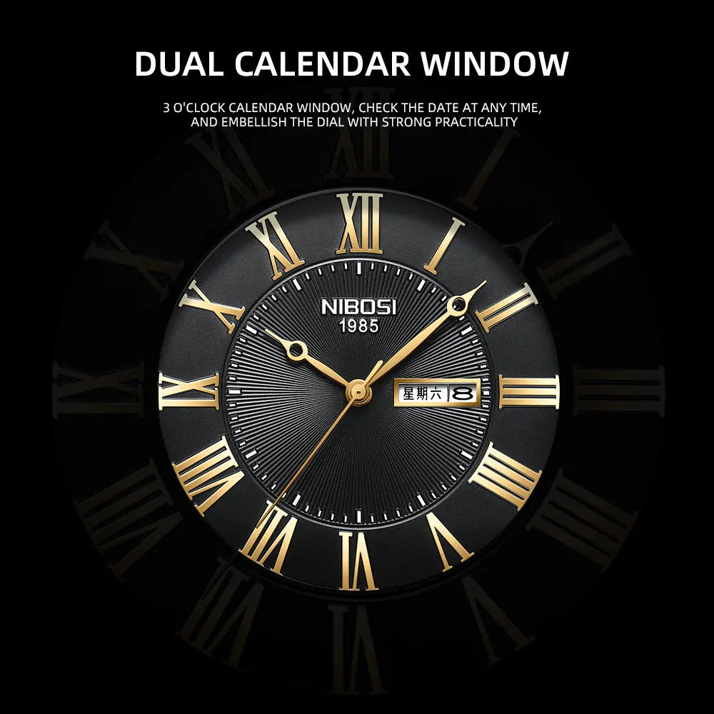 NIBOSI 2527 — Refined Classic Watch