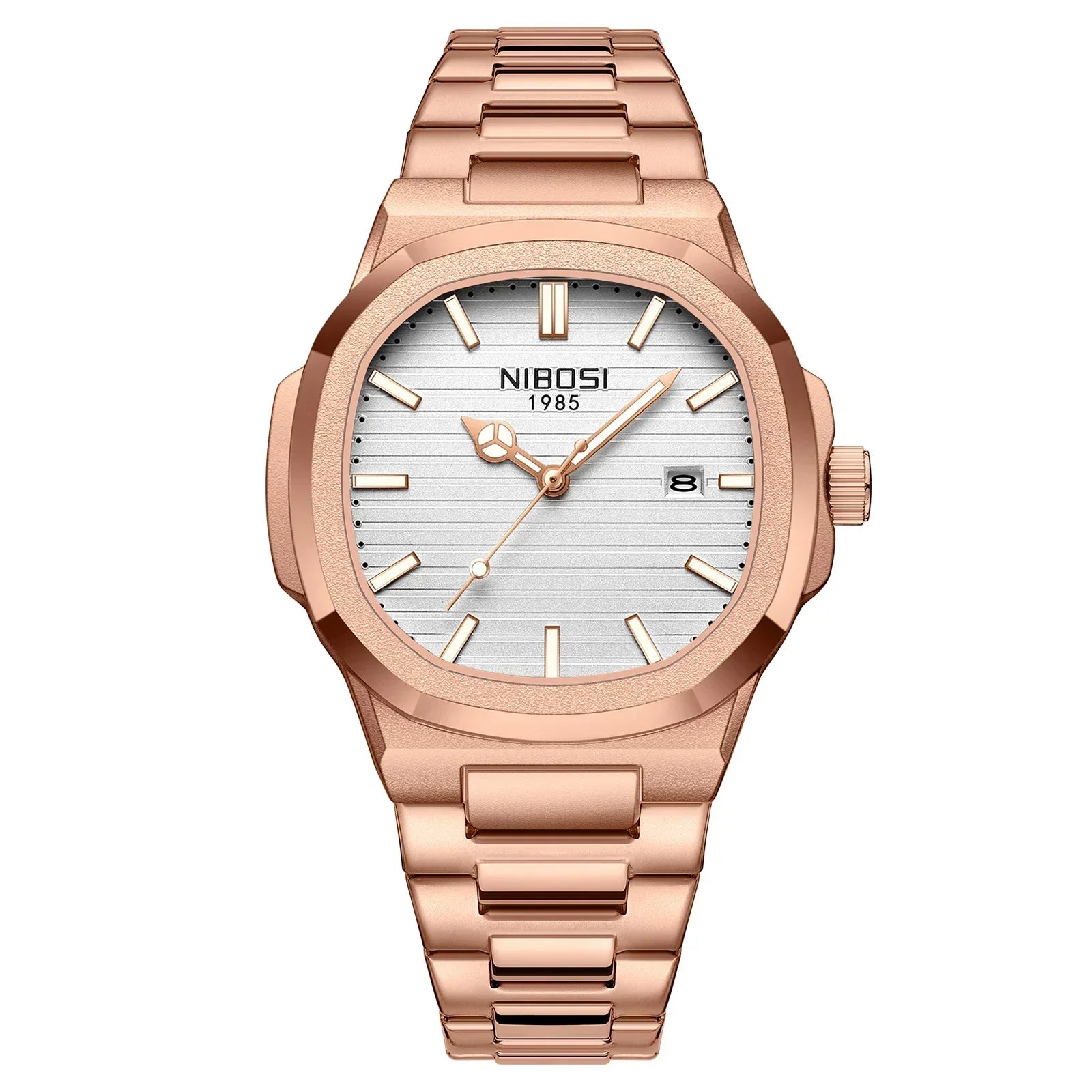 NIBOSI 2632 — Waterproof Stainless Steel Watch