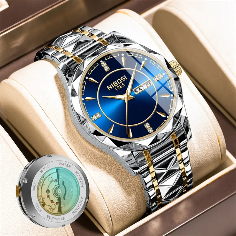 NIBOSI 2625 — Royal Facet Watch