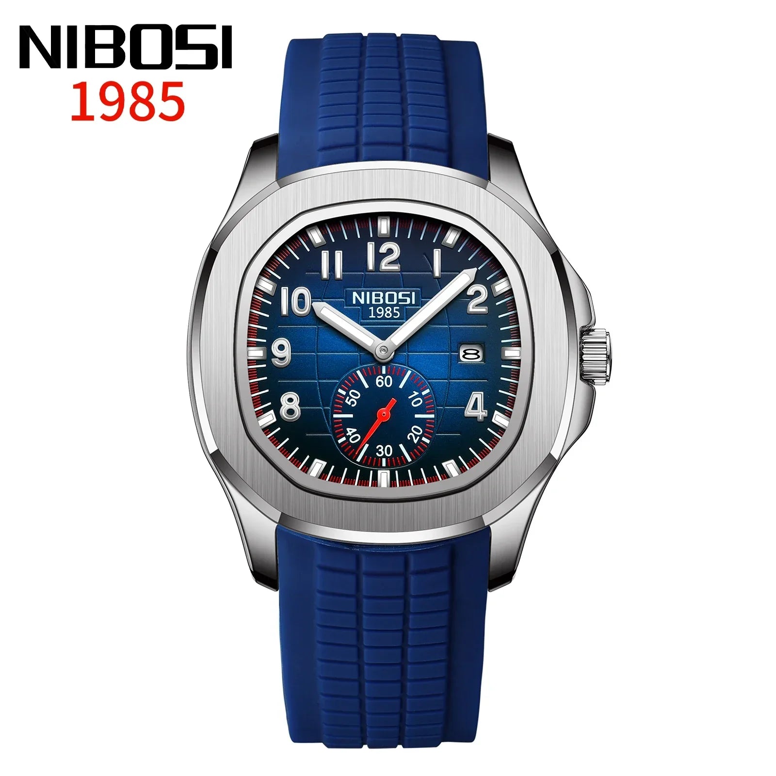 NIBOSI 2653 Sport Silicone Watch