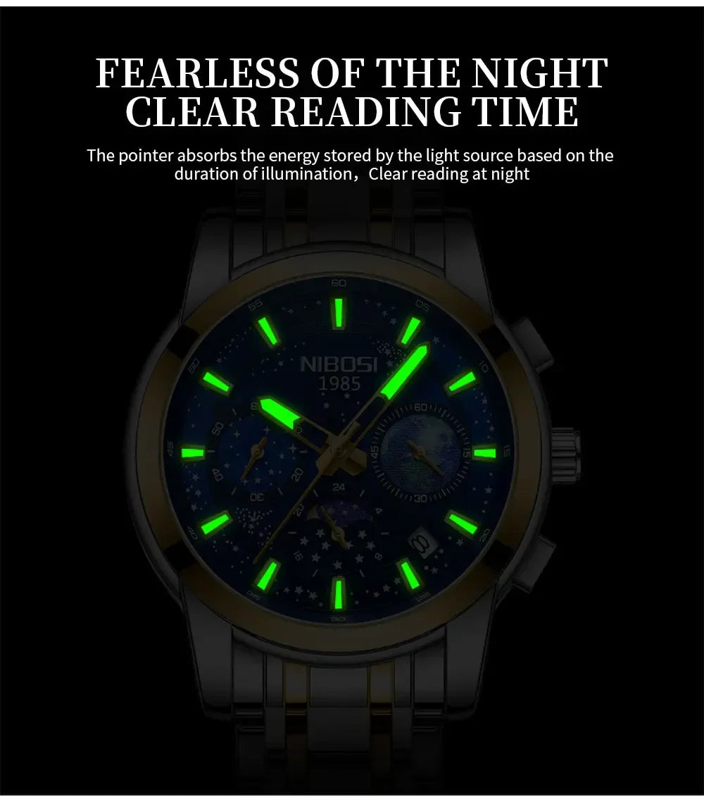 NIBOSI 2651 — Celestial Master Watch