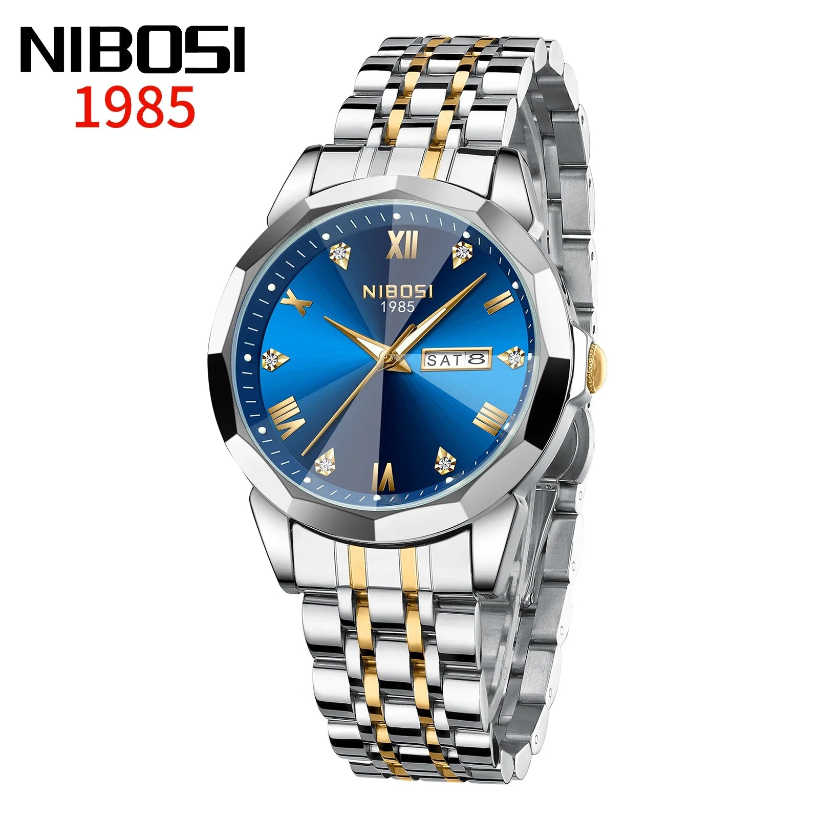 NIBOSI 2623 — Royal Day-Date Watch
