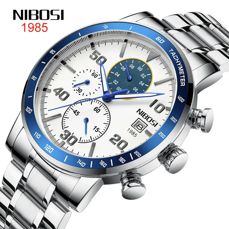 NIBOSI 2380 — Sapphire Chronograph Men's Watch