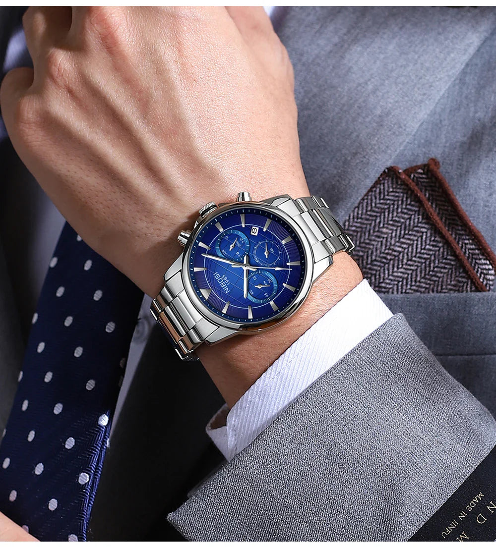 NIBOSI 2630 — Urban Executive Chronograph