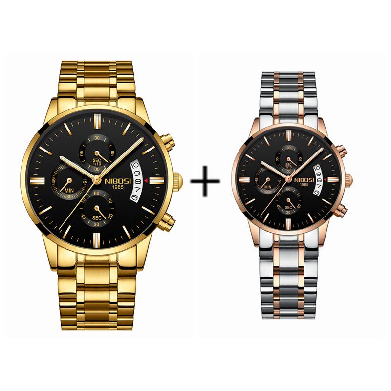 NIBOSI 2309L — Timeless Harmony Couple Watch