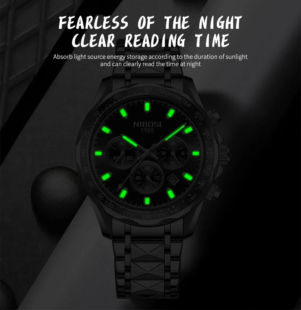 NIBOSI 2611 — Precision Chronograph