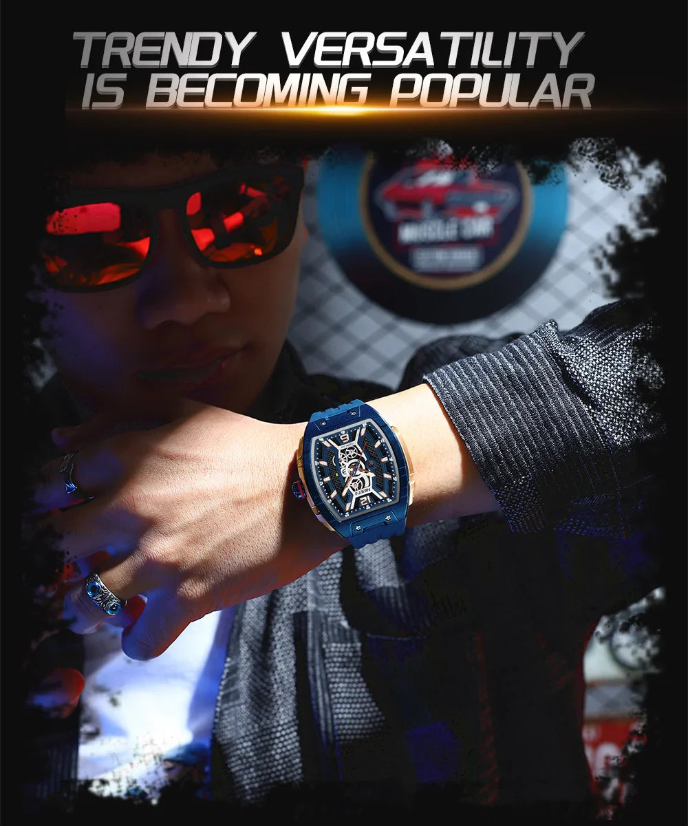NIBOSI 2701 — Mach Curve Sport Watch