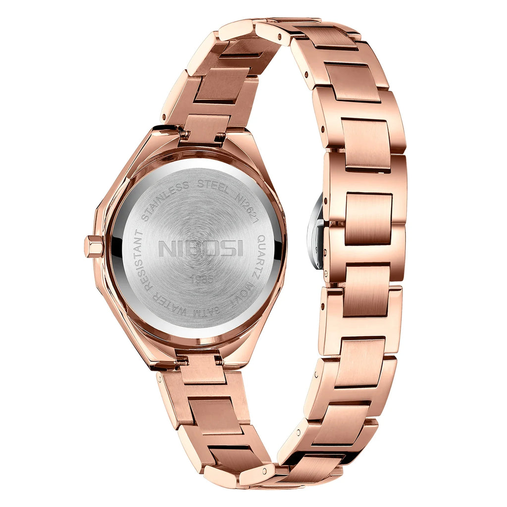 NIBOSI 2621 — Radiant Crystal Women's Watch