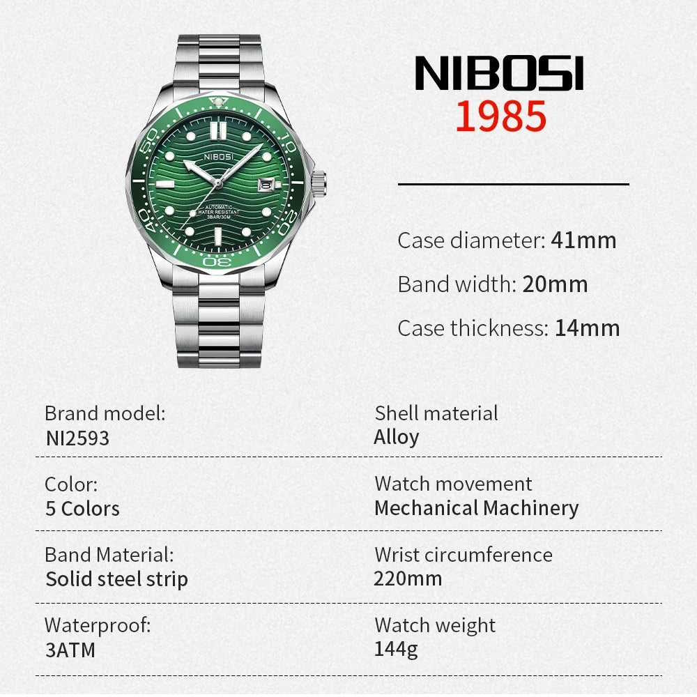 NIBOSI 2593 — Ocean Heritage Automatic