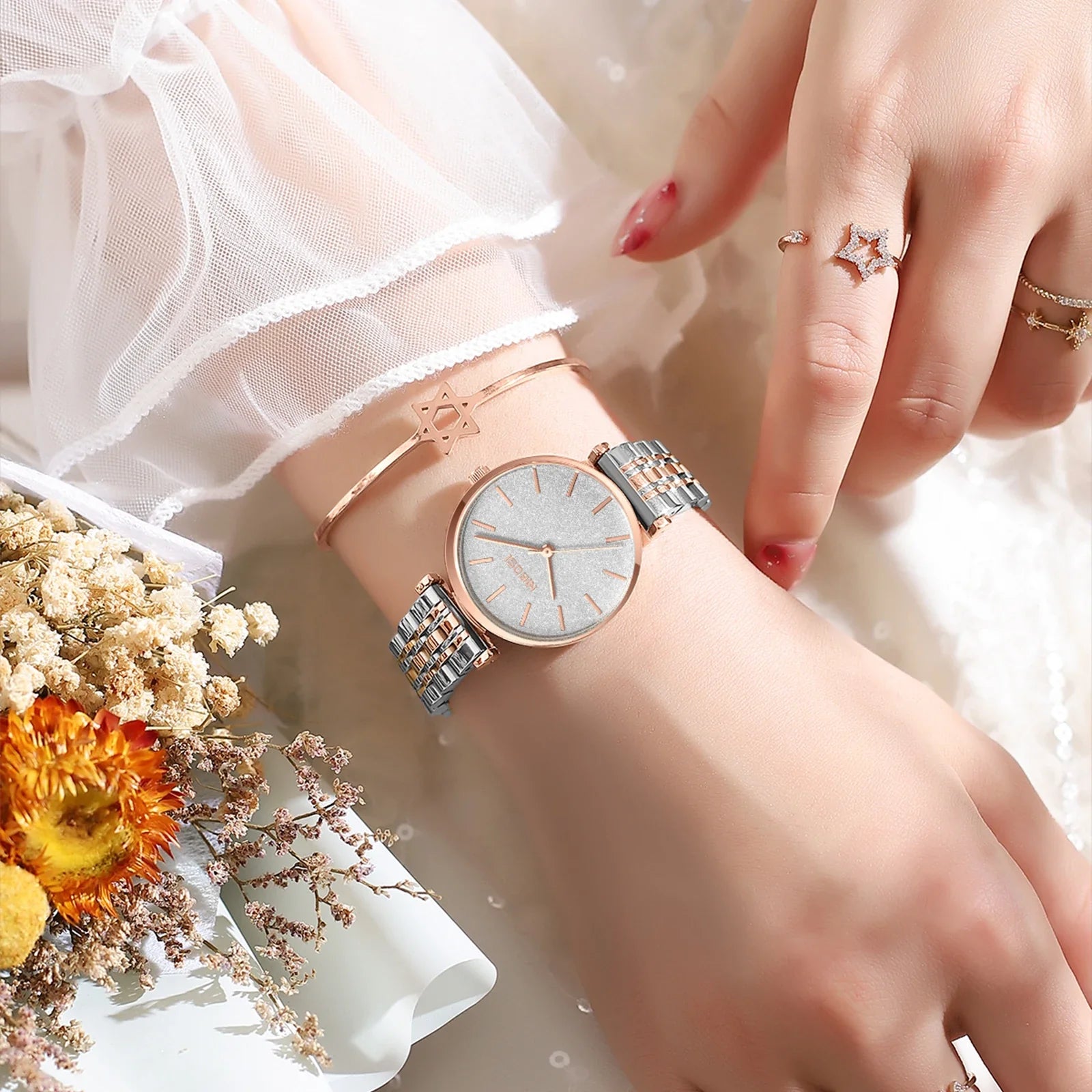NIBOSI 2650 — Elegant Quartz Women's Watch