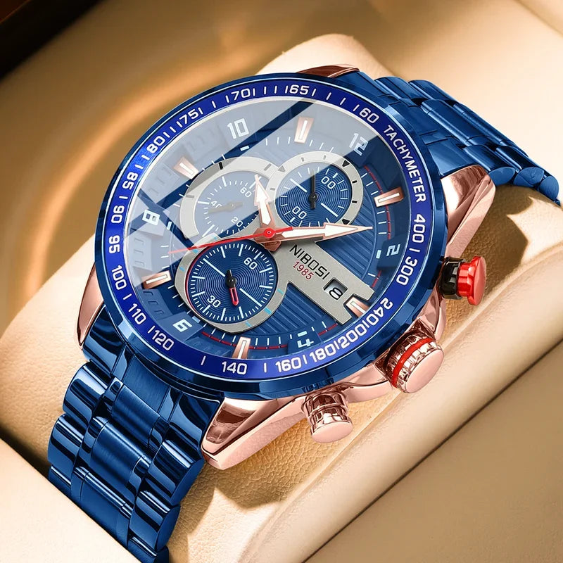 NIBOSI 2606 — Redline Racing Chronograph