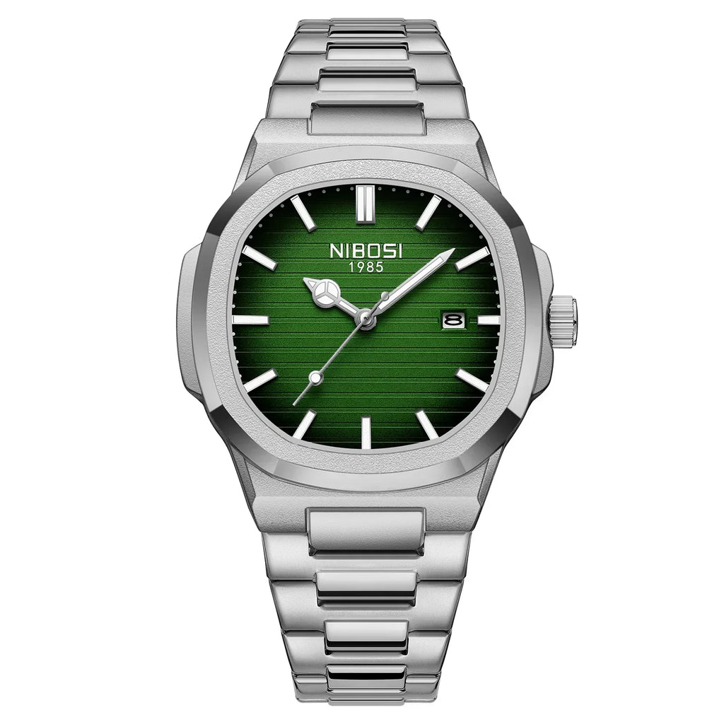 NIBOSI 2632 — Waterproof Stainless Steel Watch