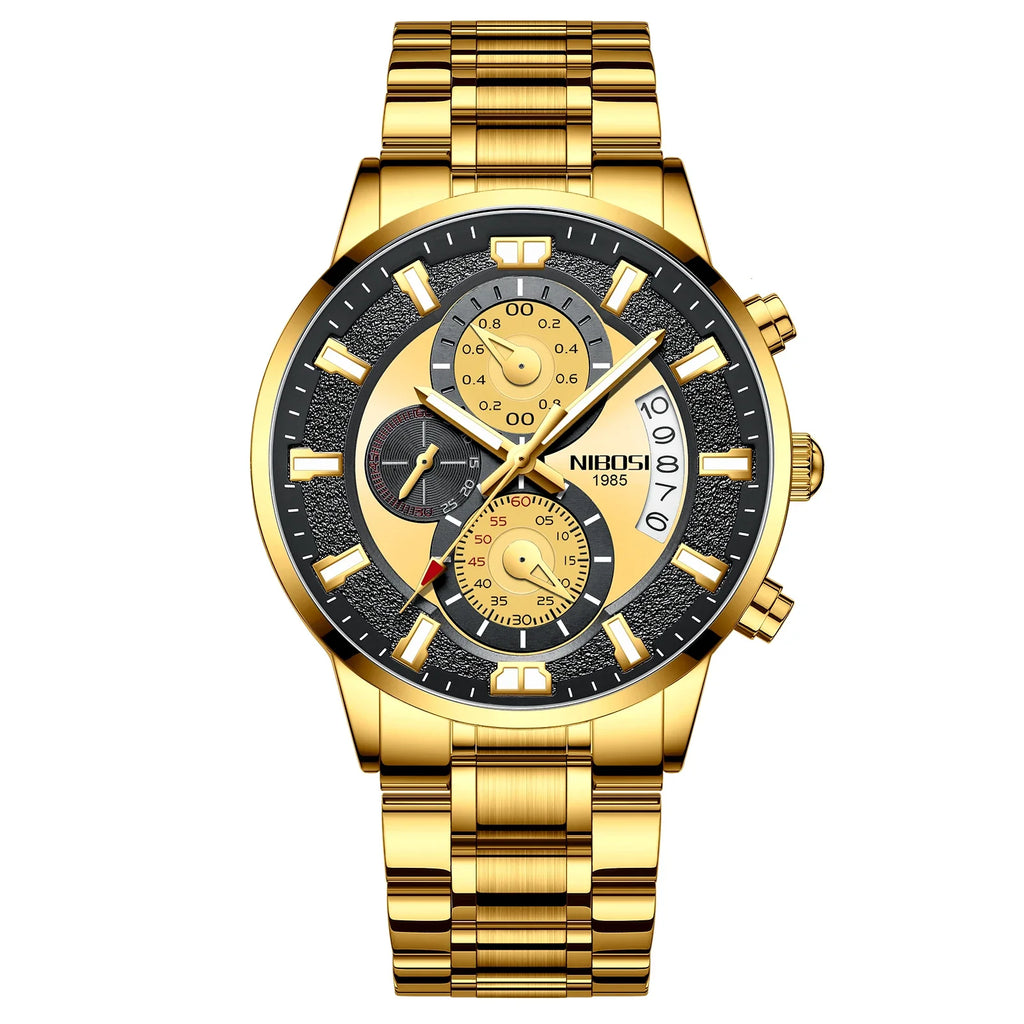 NIBOSI 2382 — Sport Chronograph Waterproof Watch