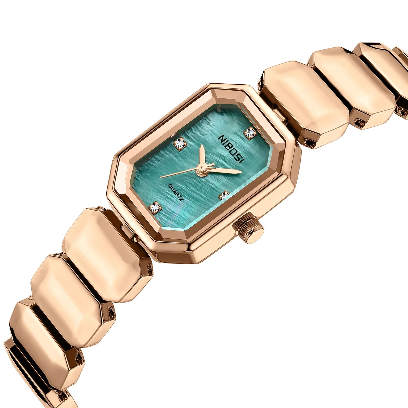 NIBOSI 2685 — Opaline Square Women's Watch