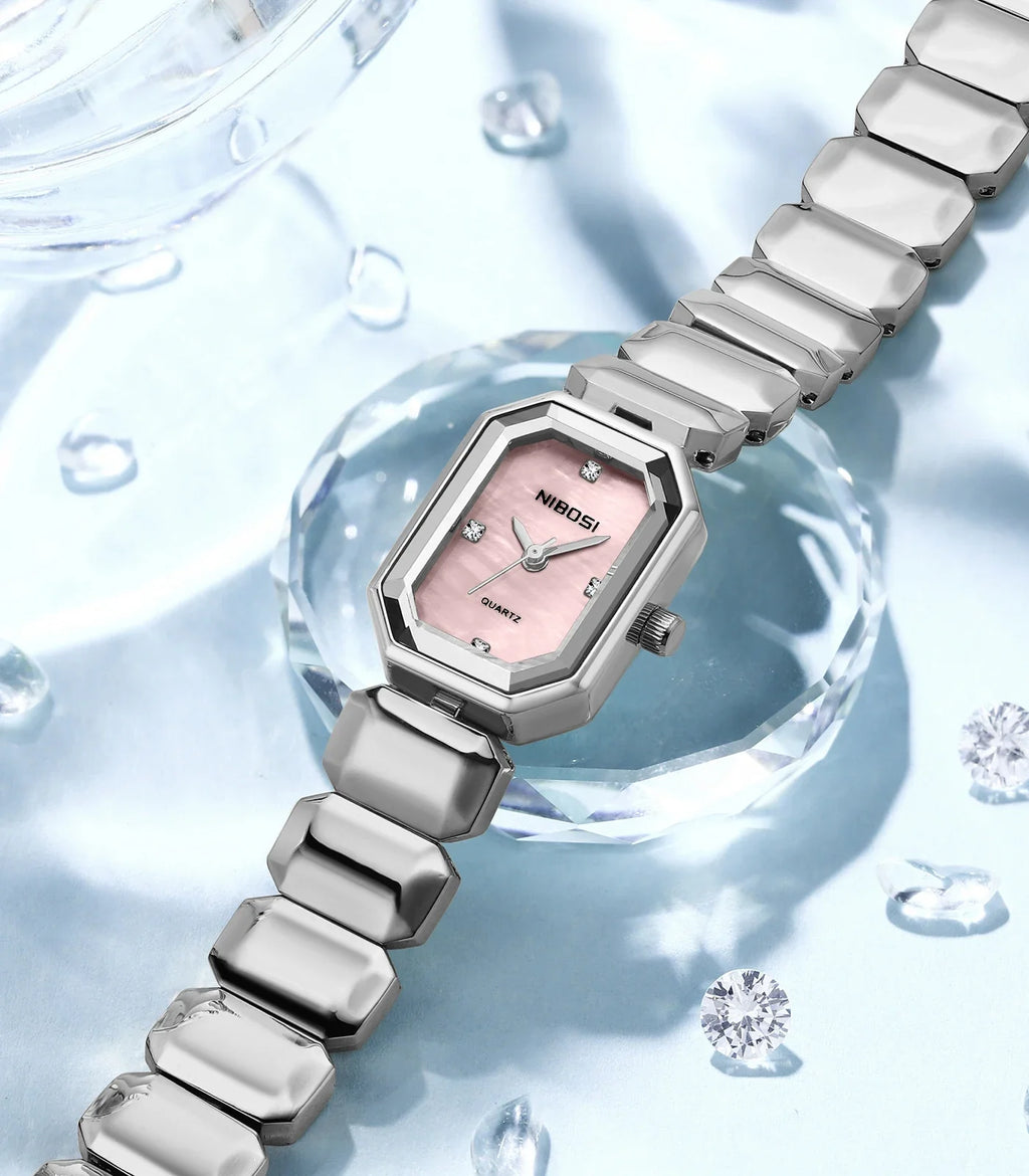 NIBOSI 2685 — Opaline Square Women's Watch