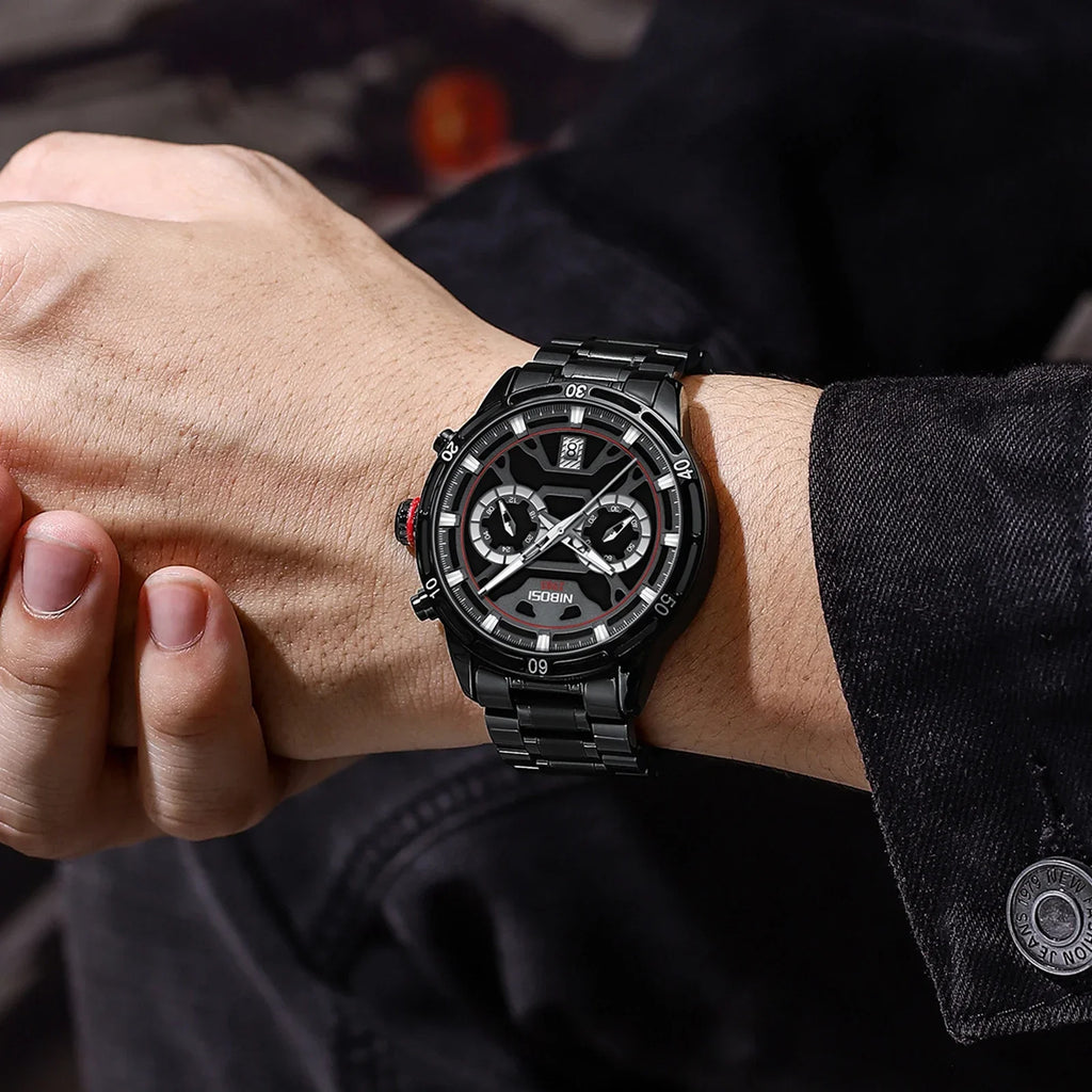 NIBOSI 2537 — Luminous Sport Quartz Watch