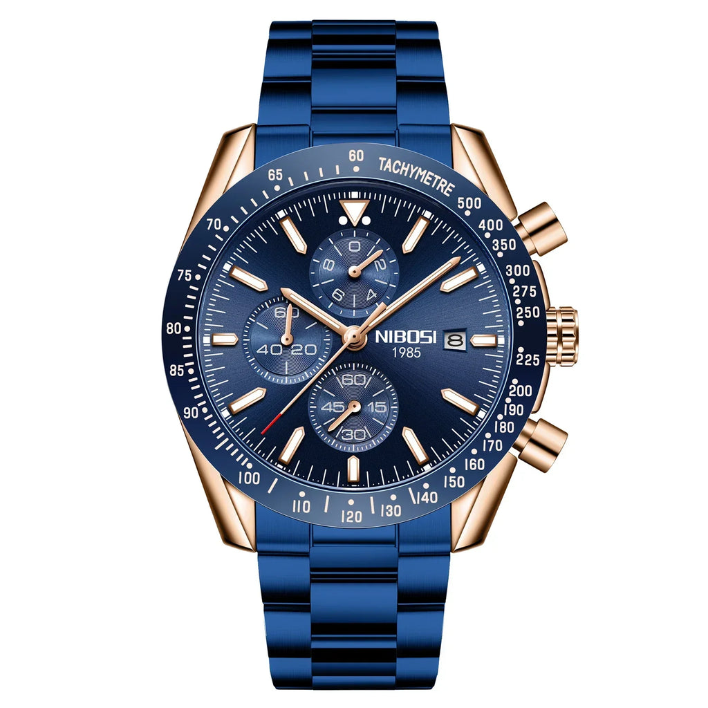 NIBOSI 2615 — Multifunctional Quartz Watch
