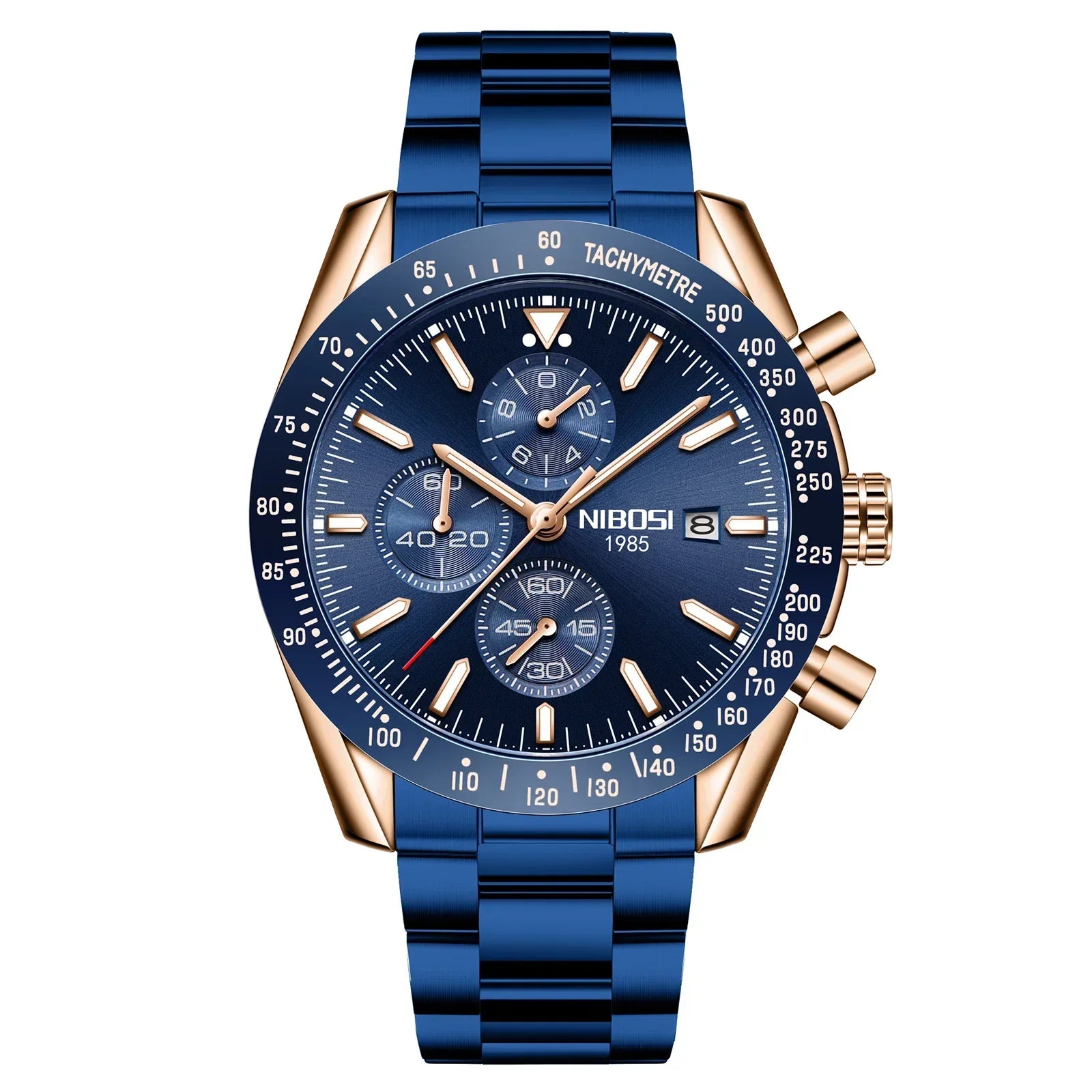 NIBOSI 2615 — Multifunctional Quartz Watch