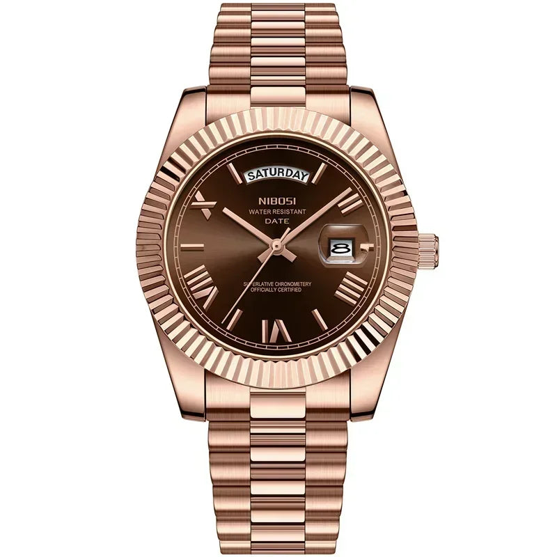 NIBOSI 2628 — Timeless Luxury Quartz Watch