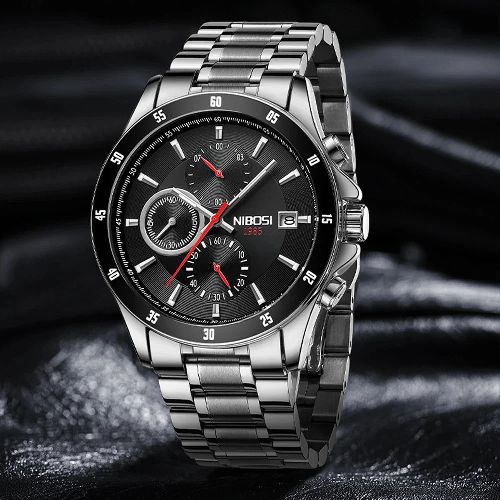 NIBOSI 2530 — Grand Sport Chronograph Men's Watch