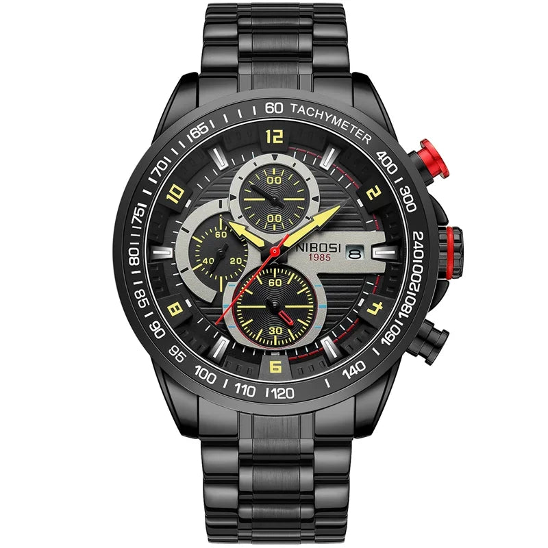NIBOSI 2606 — Redline Racing Chronograph