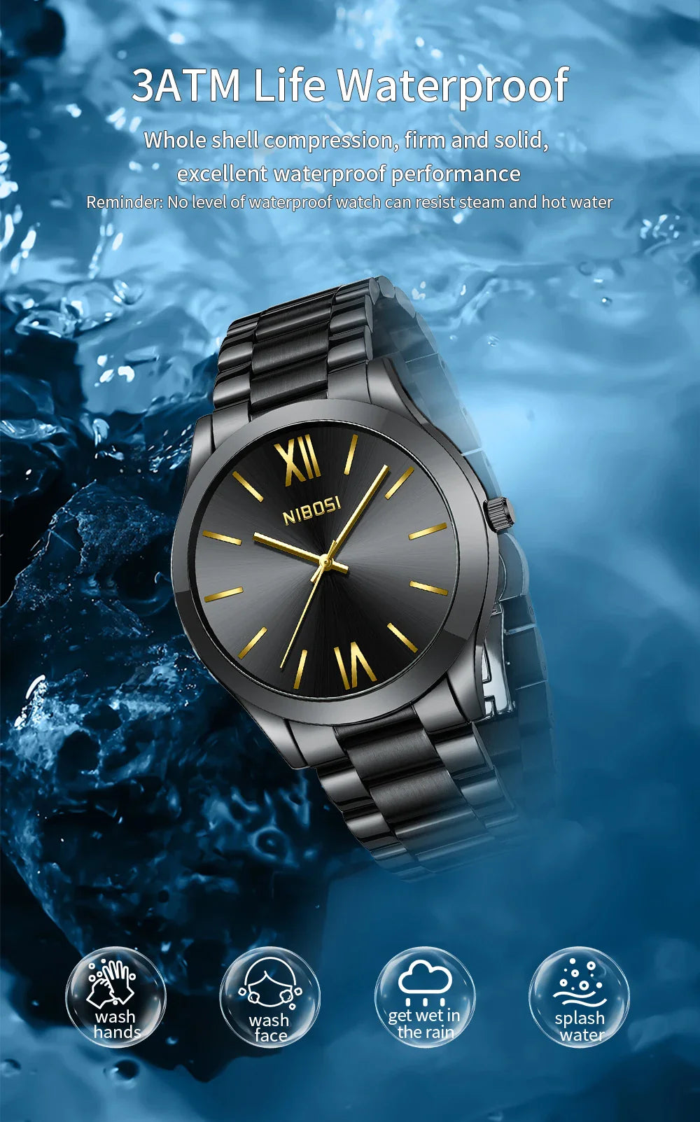 NIBOSI 2692 — Timeless Classic Watch