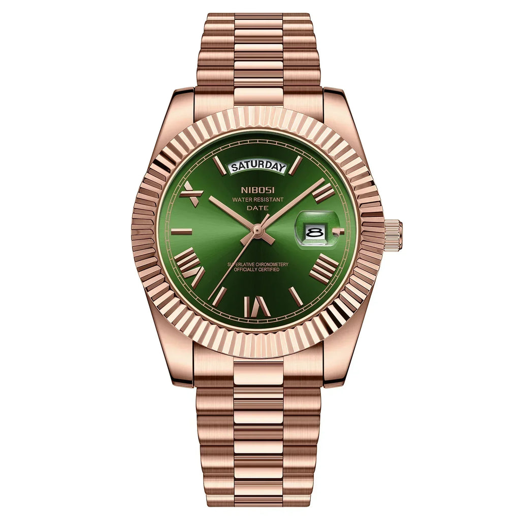 NIBOSI 2628 — Timeless Luxury Quartz Watch