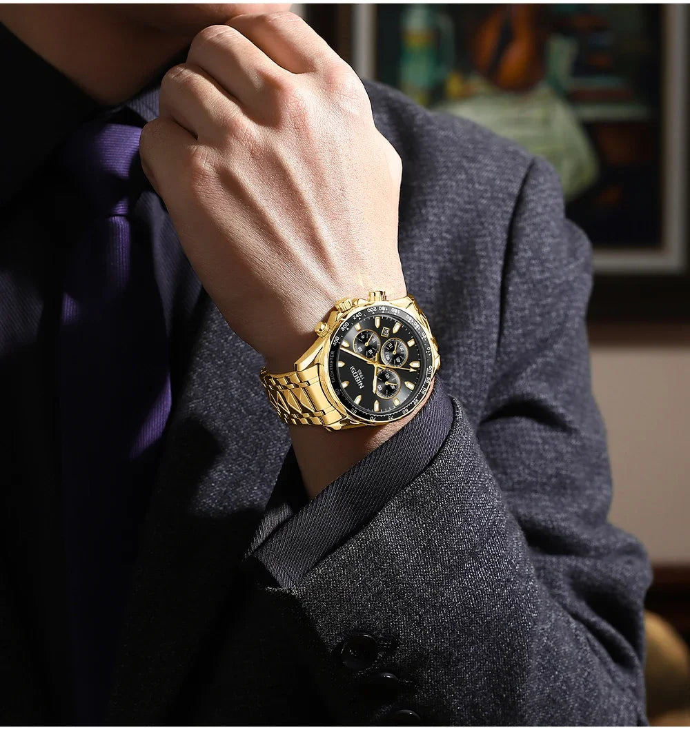 NIBOSI 2611 — Precision Chronograph