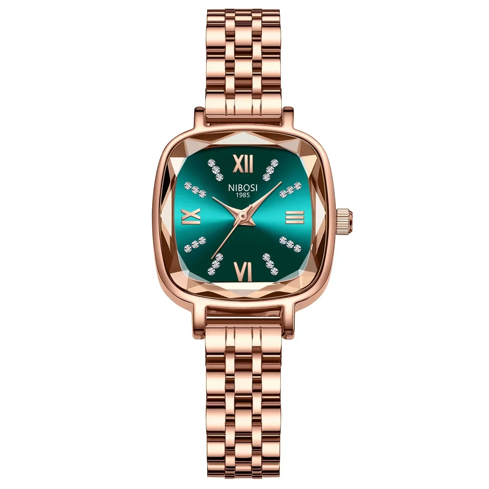 NIBOSI 2535 — Crystal Frame Watch