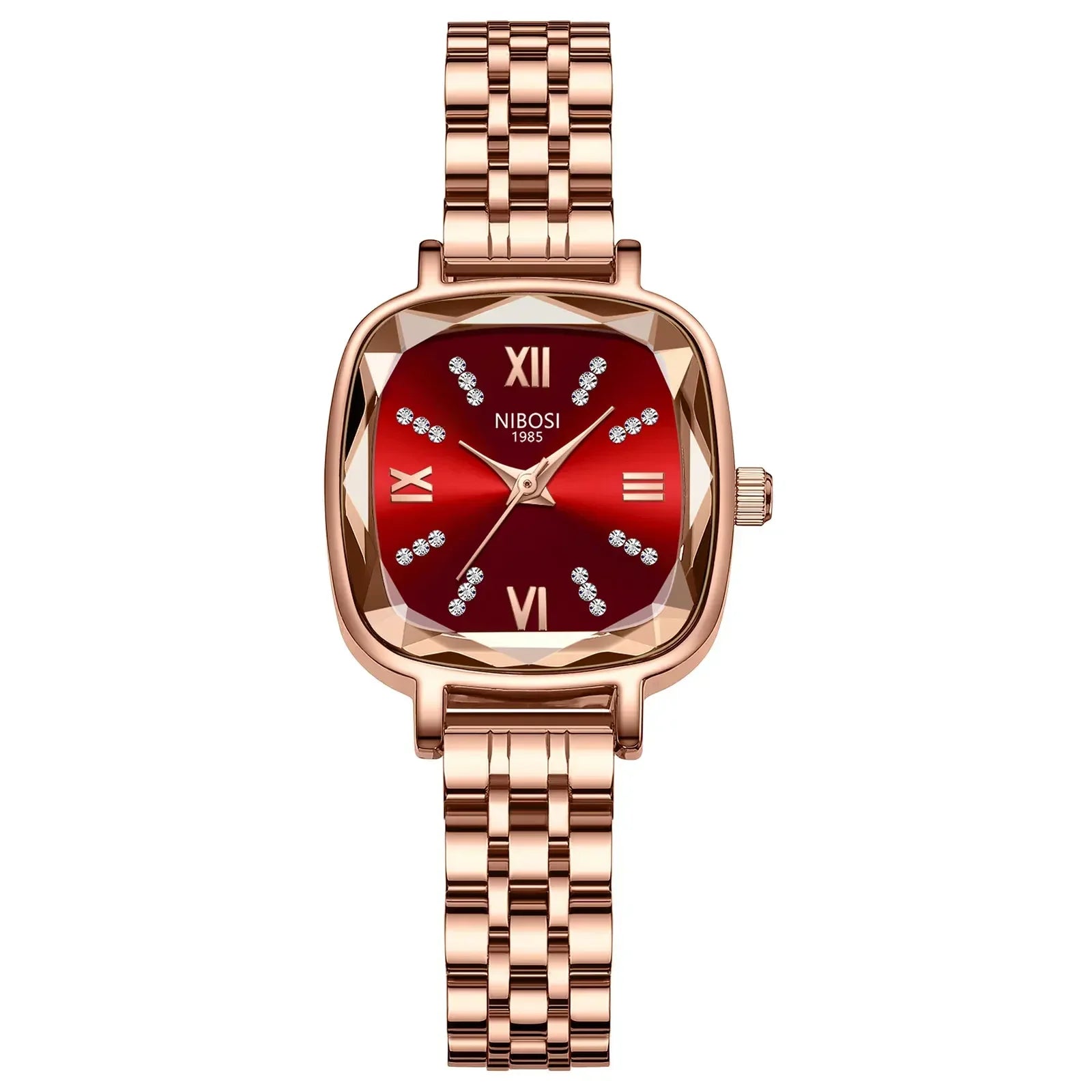 NIBOSI 2535 — Crystal Frame Watch