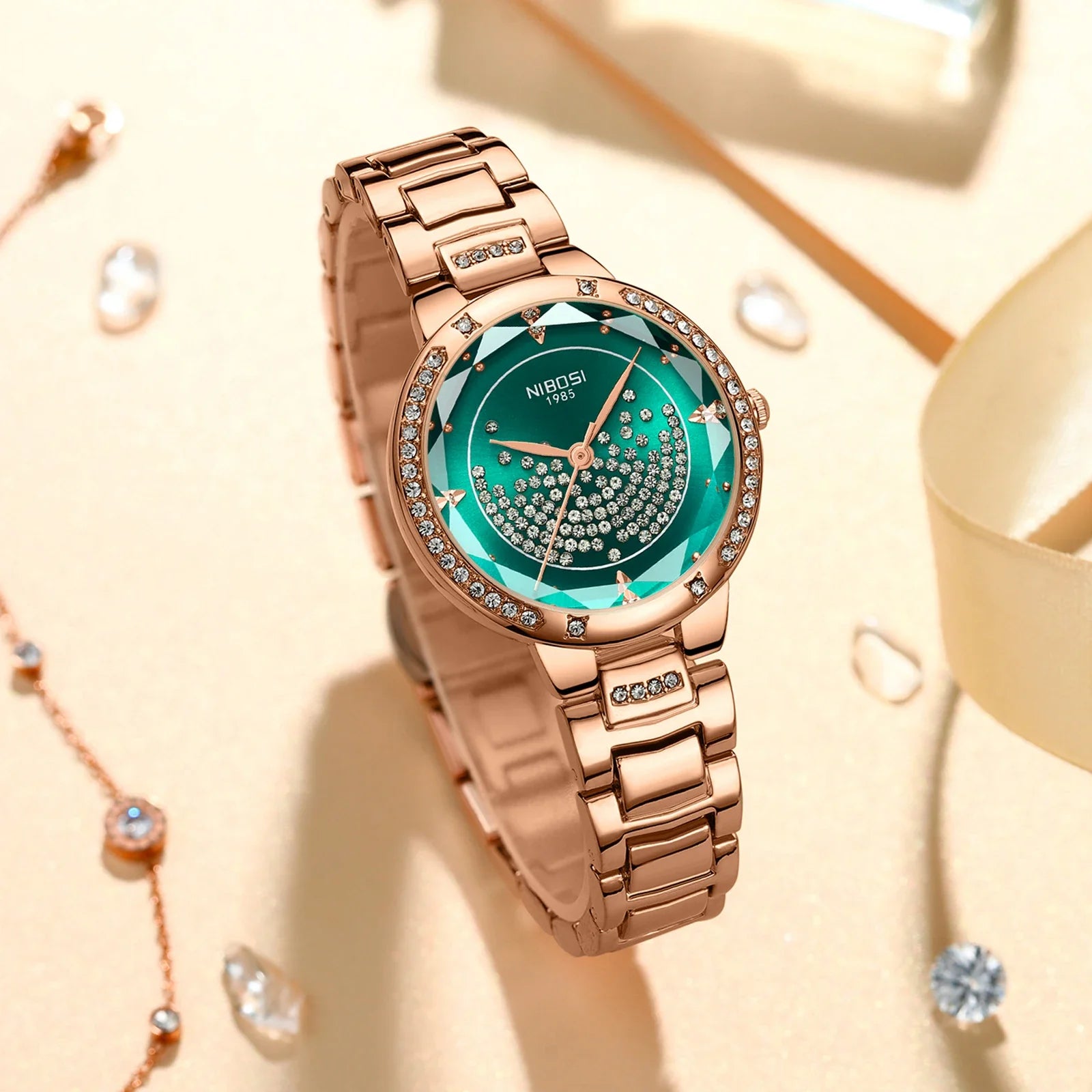 NIBOSI 2687 — Crystal Sky Women's Watch