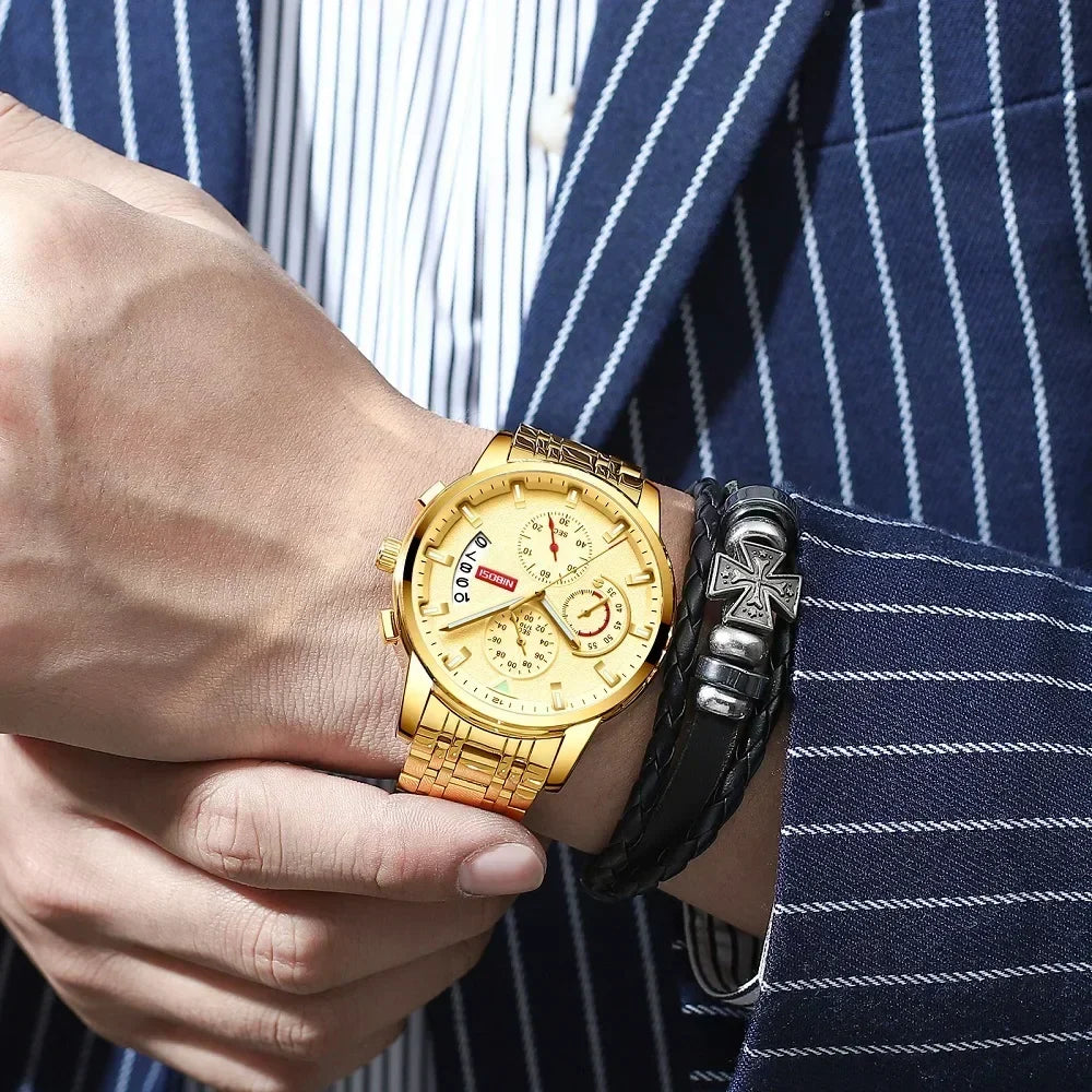NIBOSI 2358 — Executive Fusion Chronograph