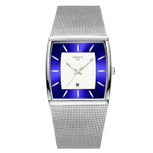 NIBOSI 2376 — Elegant Square Quartz Watch