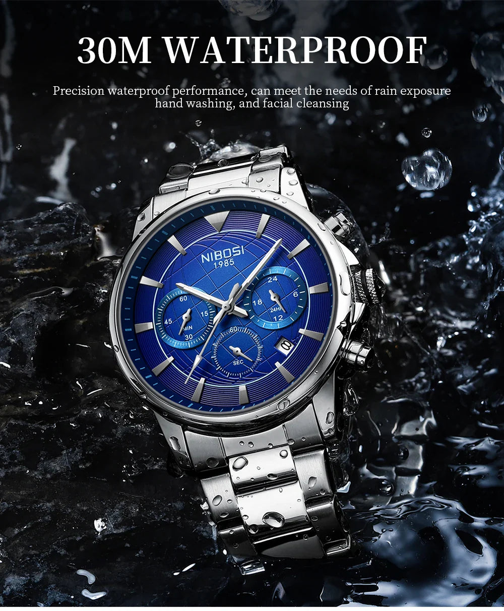 NIBOSI 2630 — Urban Executive Chronograph