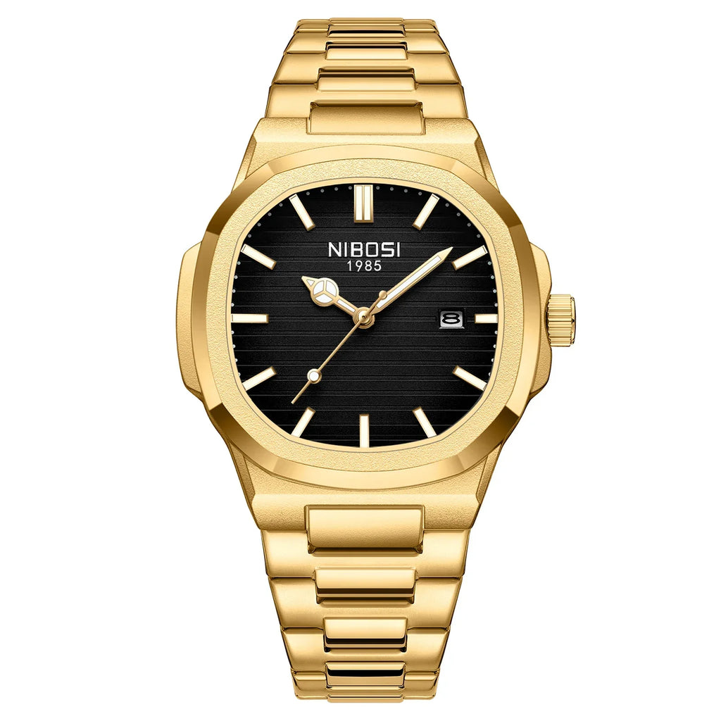 NIBOSI 2632 — Waterproof Stainless Steel Watch