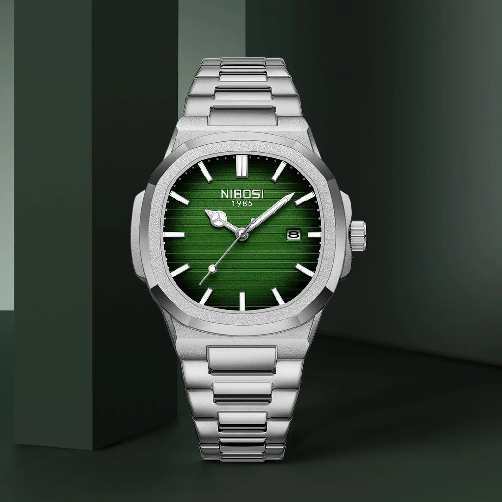 NIBOSI 2632 — Waterproof Stainless Steel Watch