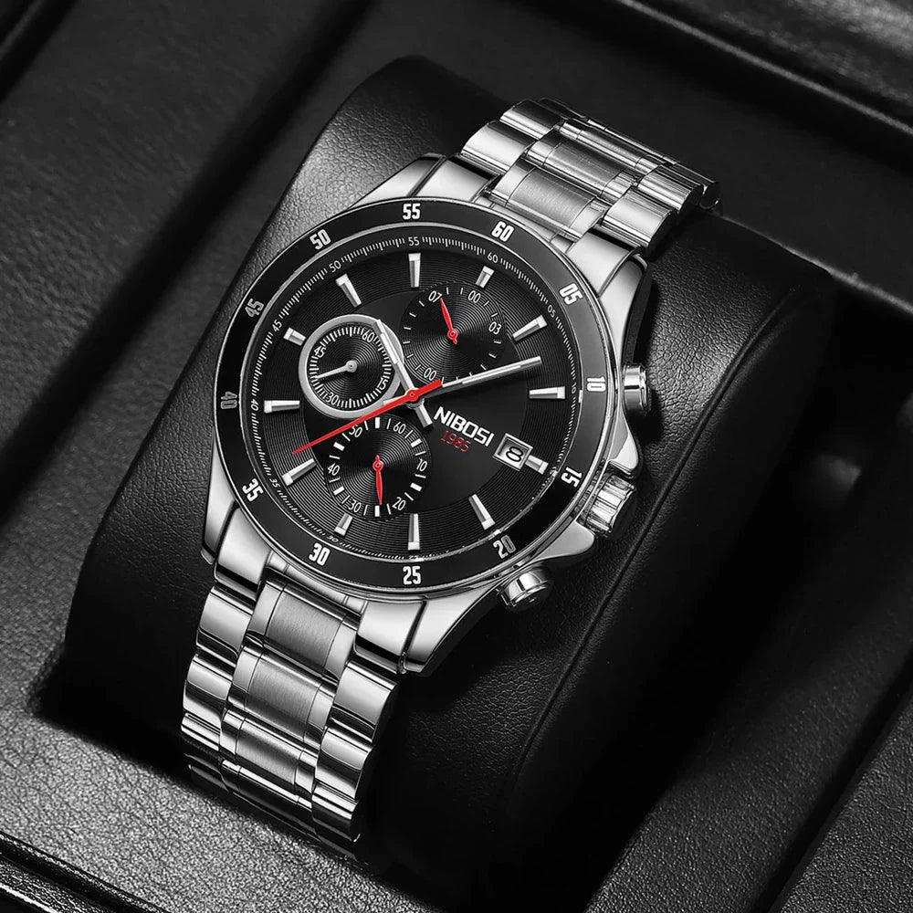 NIBOSI 2530 — Grand Sport Chronograph Men's Watch
