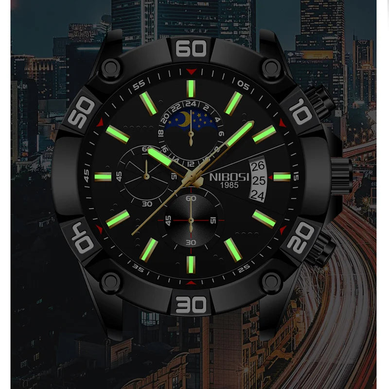 NIBOSI 2502 — Titan Sport Chronograph