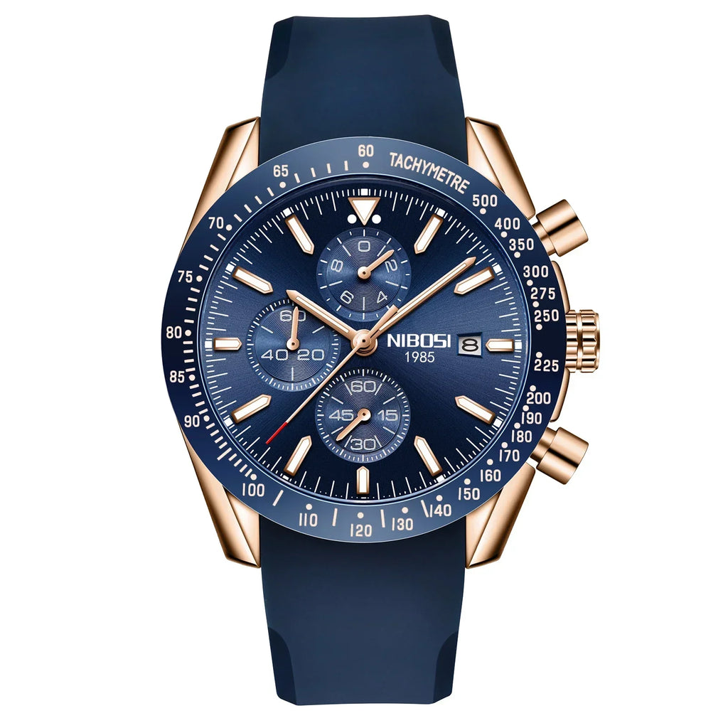 NIBOSI 2615 — Multifunctional Quartz Watch