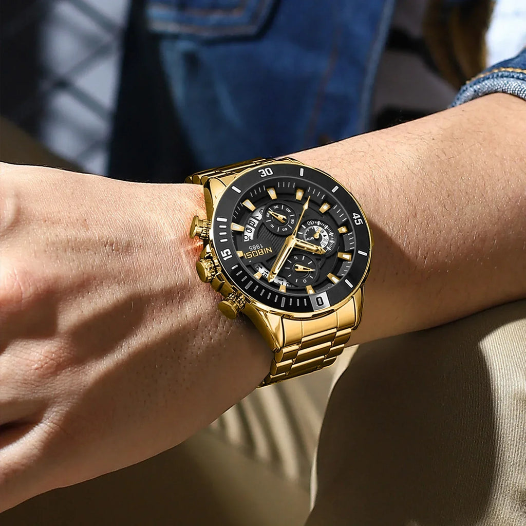 NIBOSI 2592 — Quartz Waterproof Watch