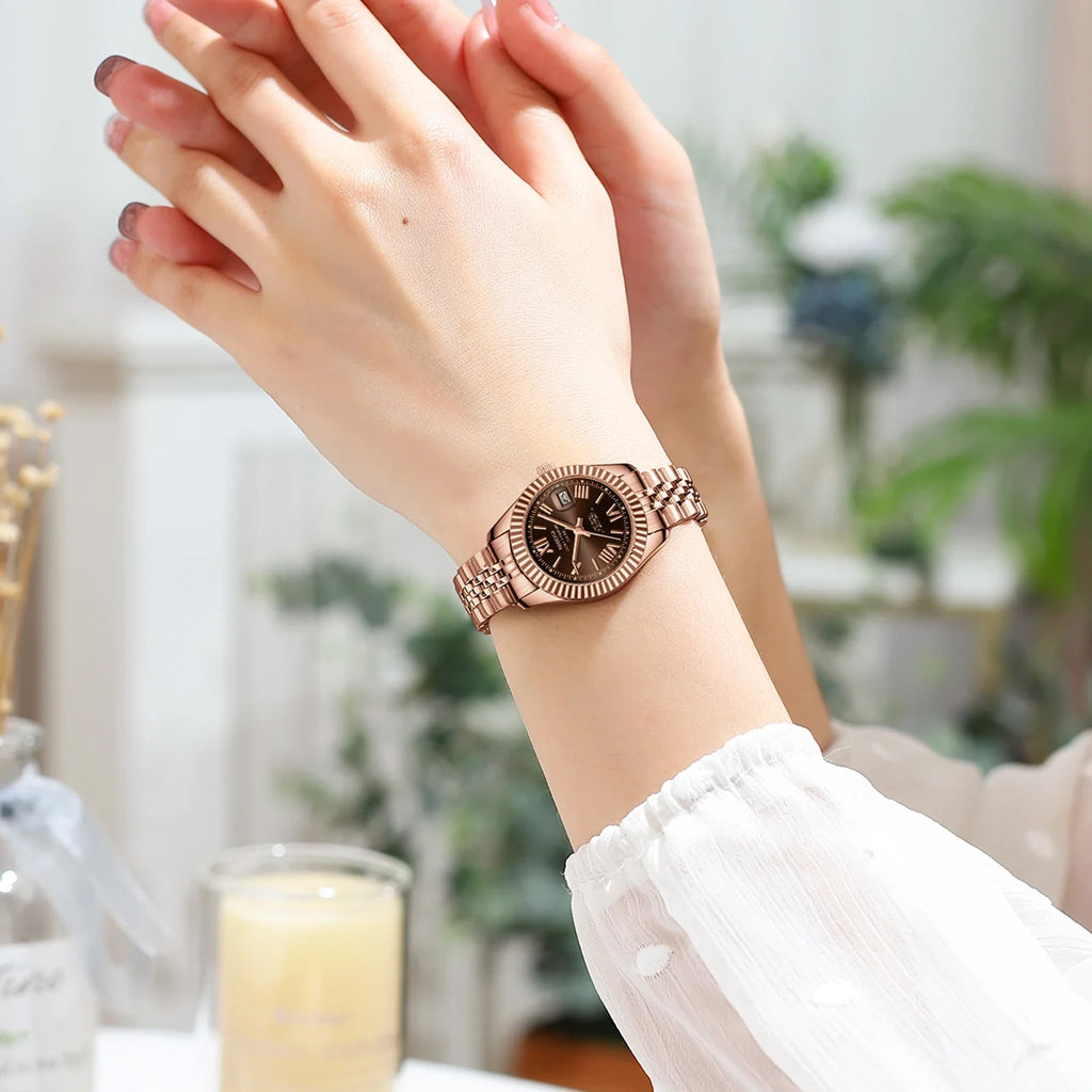 NIBOSI 2678 — Classic Couple Watches