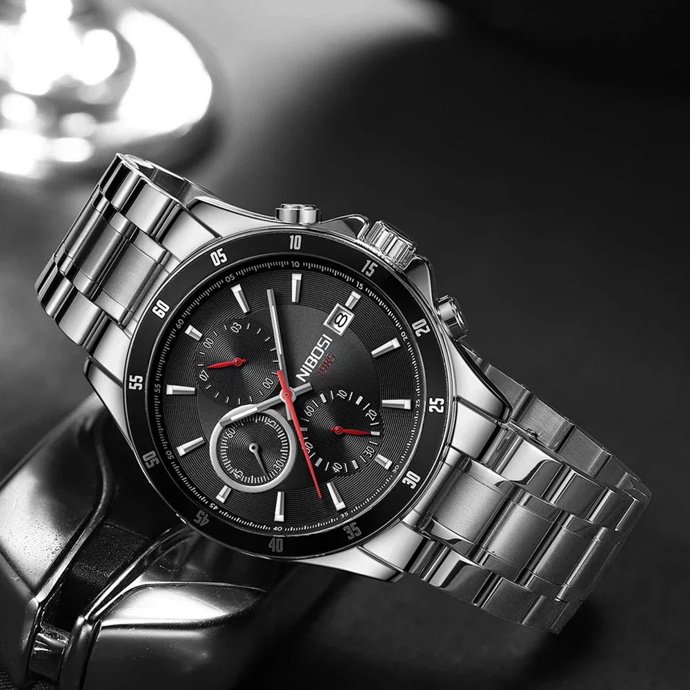 NIBOSI 2530 — Grand Sport Chronograph Men's Watch