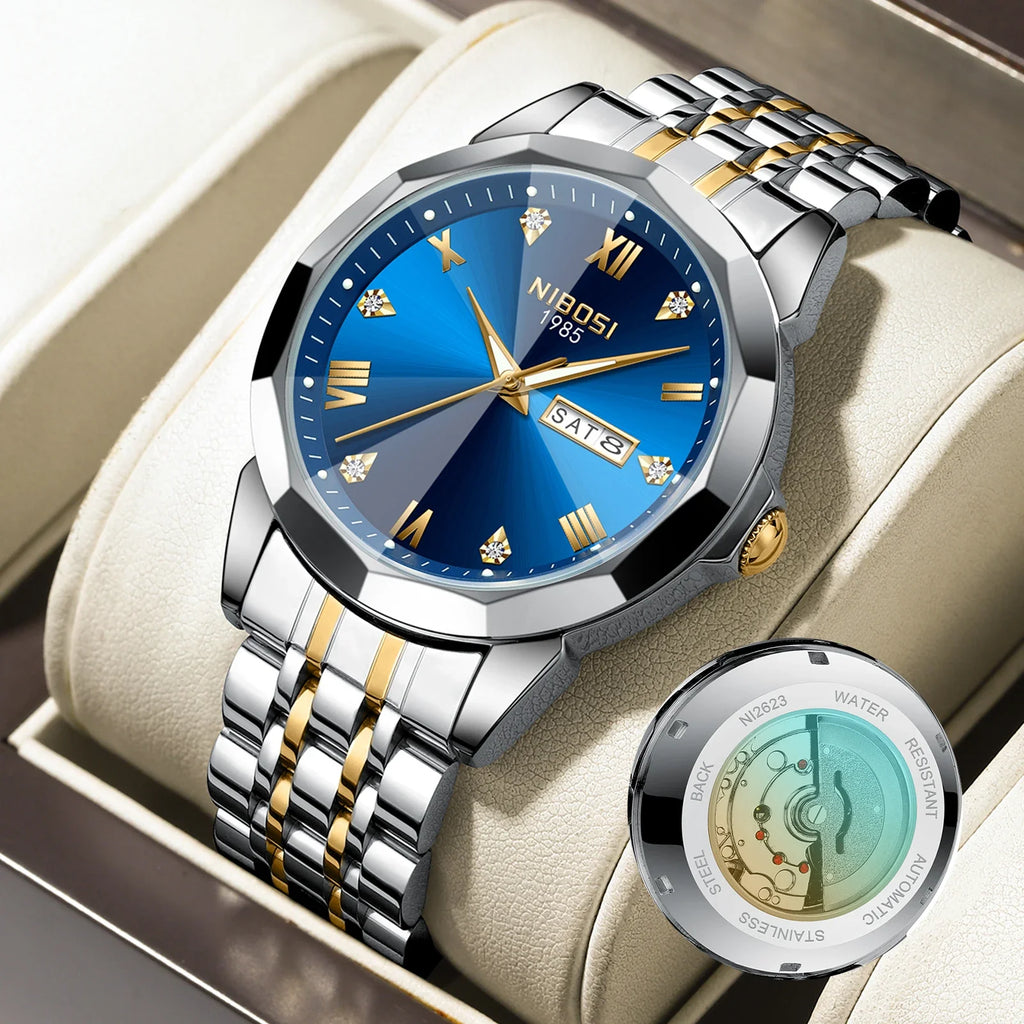 NIBOSI 2623 — Royal Day-Date Watch